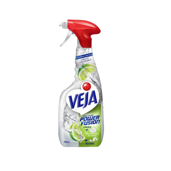 VEJA POWER FUSION GATILHO 500ML LIMAO