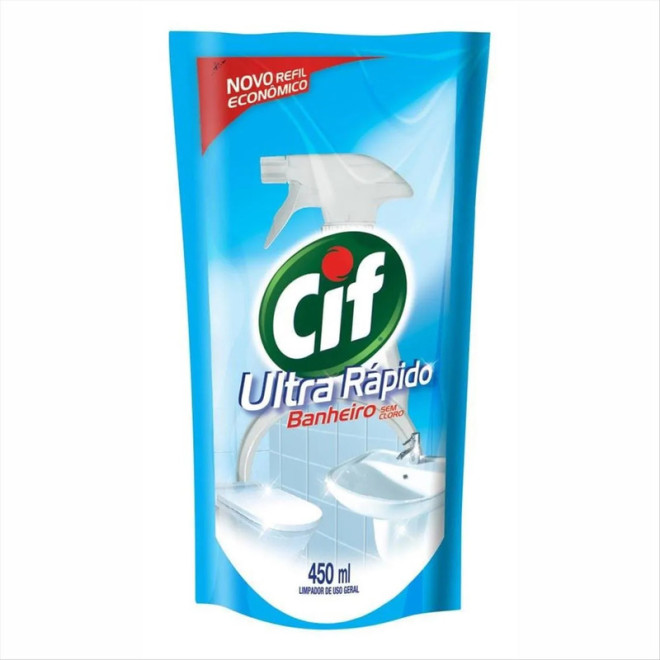 CIF BANHEIRO ULTRA RAPIDO REFIL 500ML