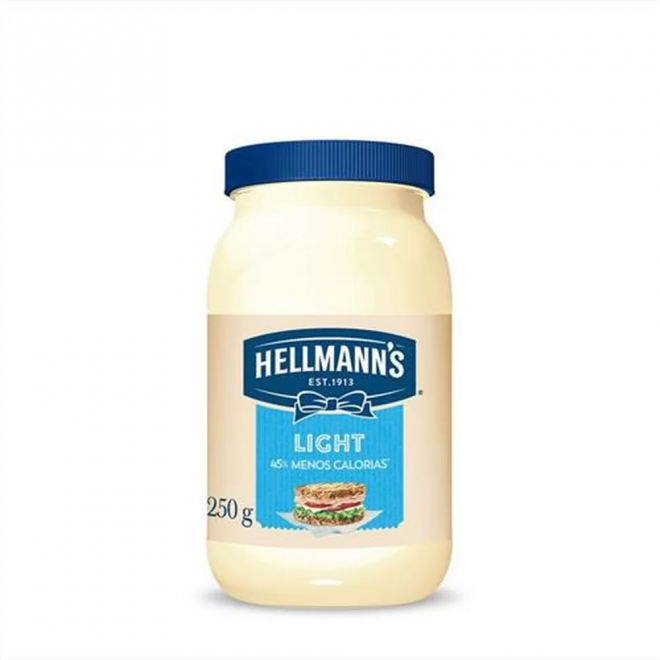 MAIONESE HELLMANNS LIGHT 250G