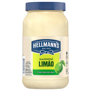 MAIONESE HELLMANNS LIMAO 500G