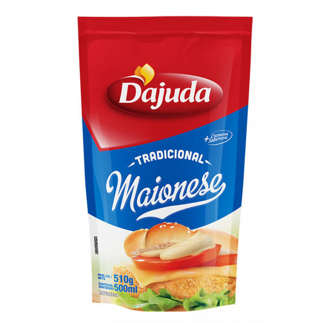 MAIONESE DAJUDA SACHET 510G
