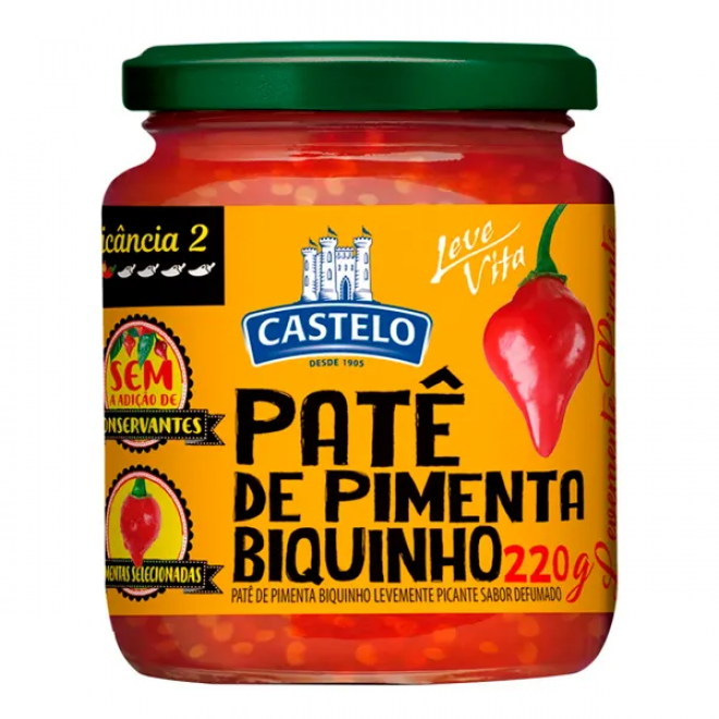 PATE PIMENTA CASTELO 220G PICANTE