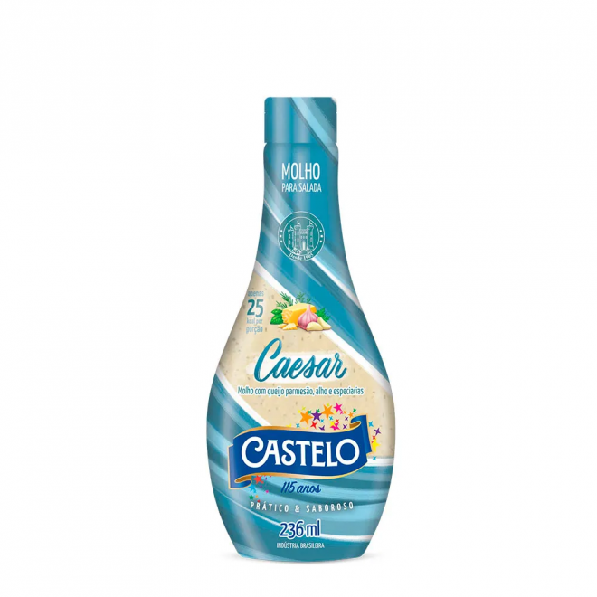 MOLHO SALADA CASTELO 236ML CAESAR