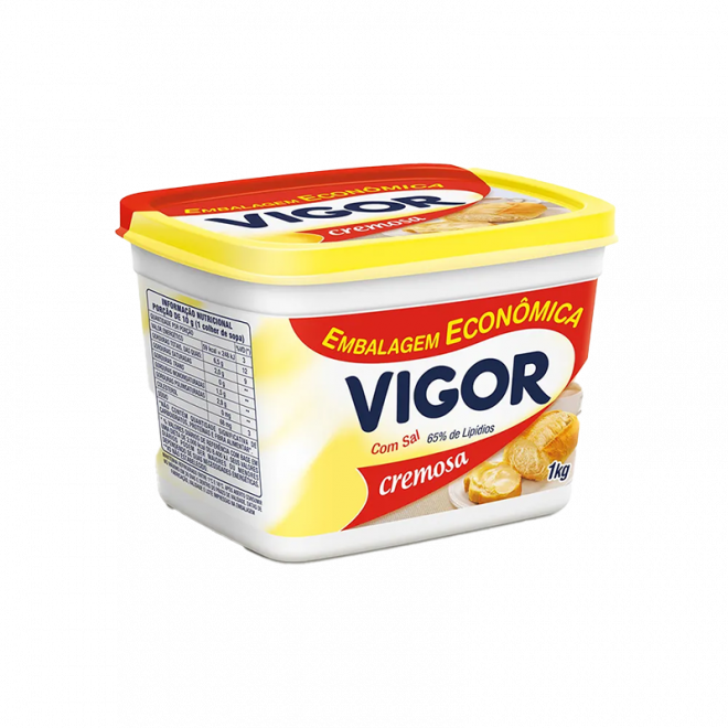 MARGARINA VIGOR 65% 1KG C/SAL
