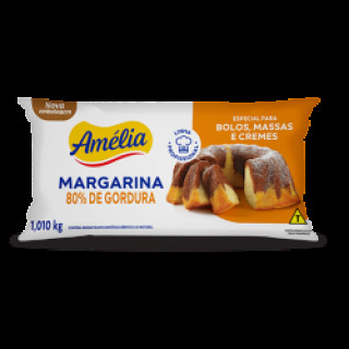 PRODUCAO - MARGARINA AMELIA 80 BOLO MASSA 1,01KG