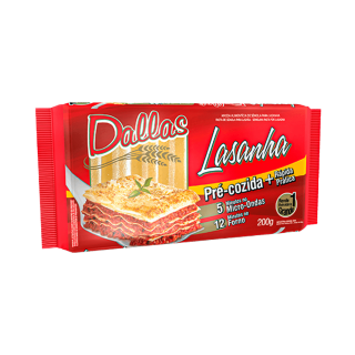 LASANHA DALLAS 200G PRE COZIDA