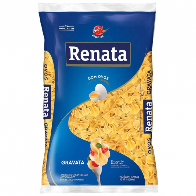 MAC RENATA C/OVOS 500G GRAVATA
