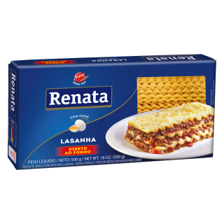 LASANHA RENATA C/OVOS 500G