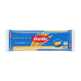 MAC BARILLA C/OVOS 500G ESPAGUETE 8