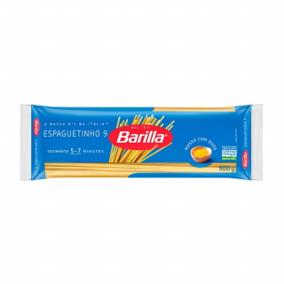 MAC BARILLA C/OVOS 500G ESPAGUETINHO 9