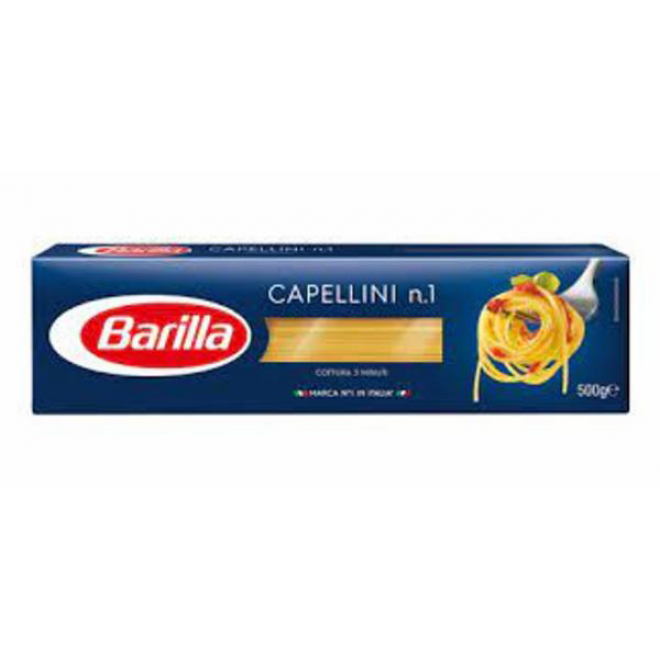 MAC BARILLA CARTUCHO 500G CAPELLINI N1
