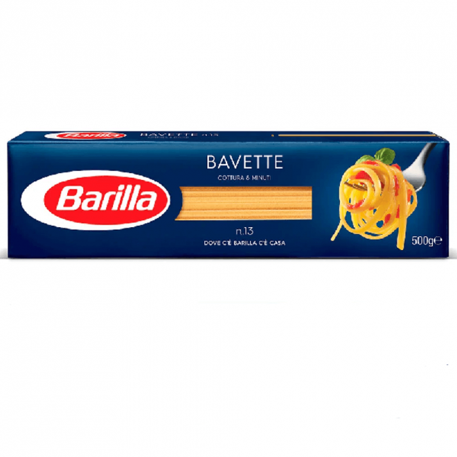 MAC BARILLA CARTUCHO 500G BAVETTE N13