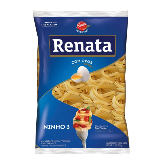 MAC RENATA NINHO 3 C/OVOS 500G