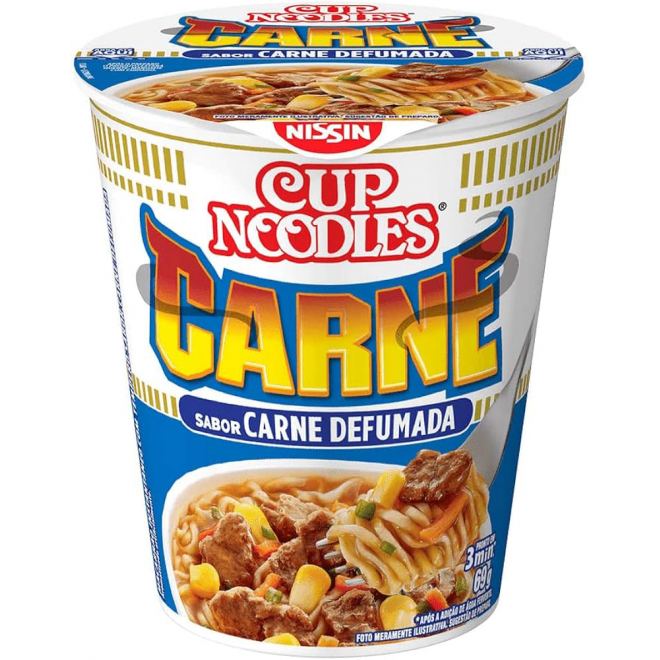 CUP NOODLES 69G CARNE DEFUMADA