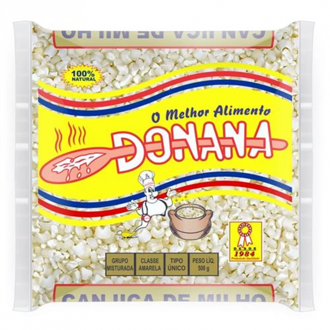 DONANA CANJICA BRANCA 500G