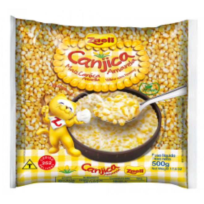 ZAELI CANJICA AMARELA 500G