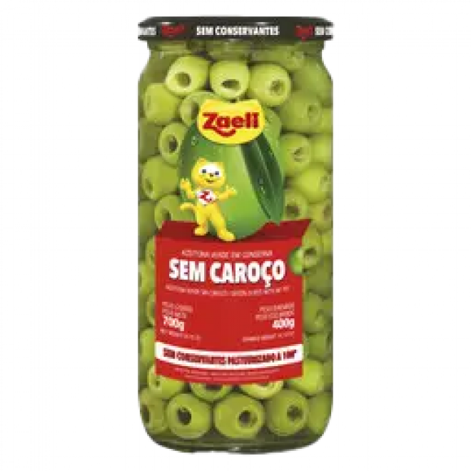 ZAELI AZEITONA S/CAROCO 400G