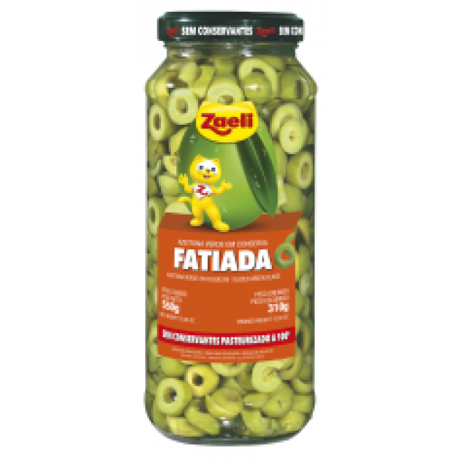 ZAELI AZEITONA FATIADA 310G