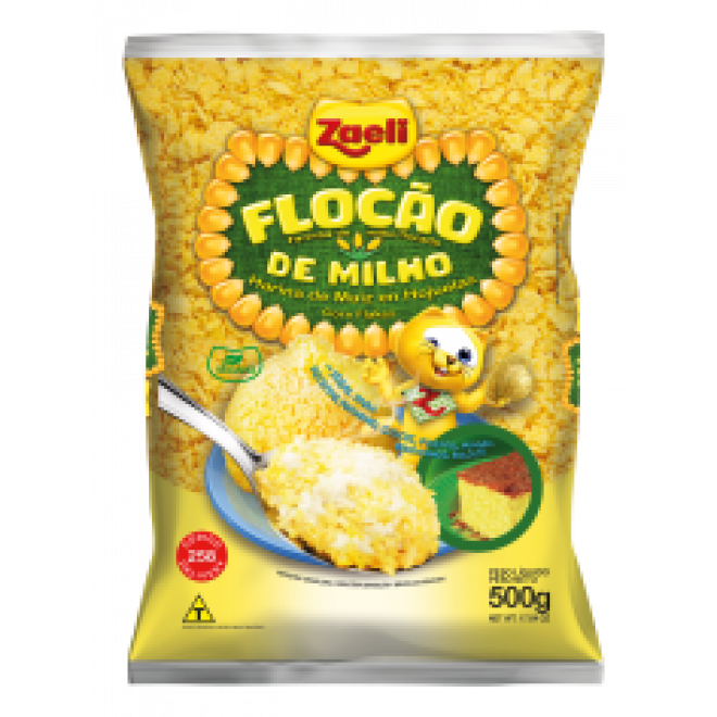 ZAELI FLOCAO MILHO 500G