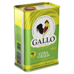AZEITE GALLO EXTRA VIRGEM 500ML LATA