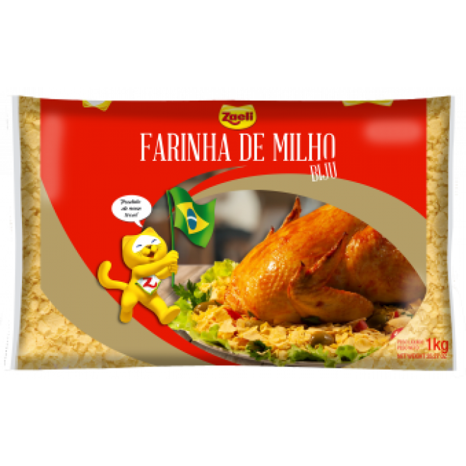 ZAELI FARINHA MILHO 1KG