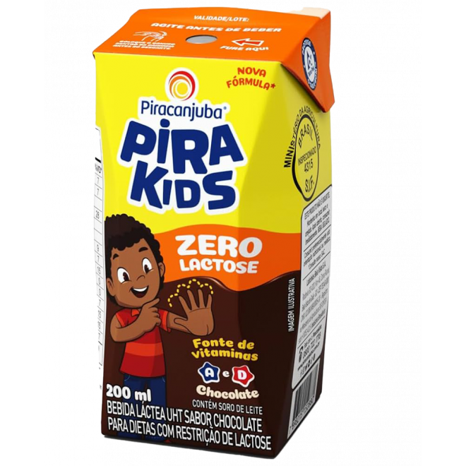 BEBIDA LACTEA PIRAKIDS ZERO LACTOSE 200ML