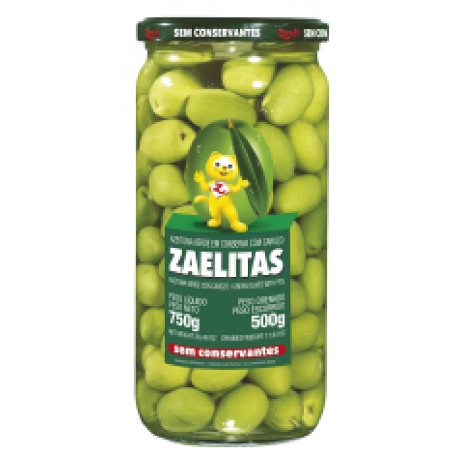 ZAELI AZEITONA 500G ZAELITAS C/CAROCO