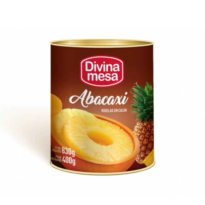 ABACAXI CALDA DIVINA MESA 400G PEDACOS