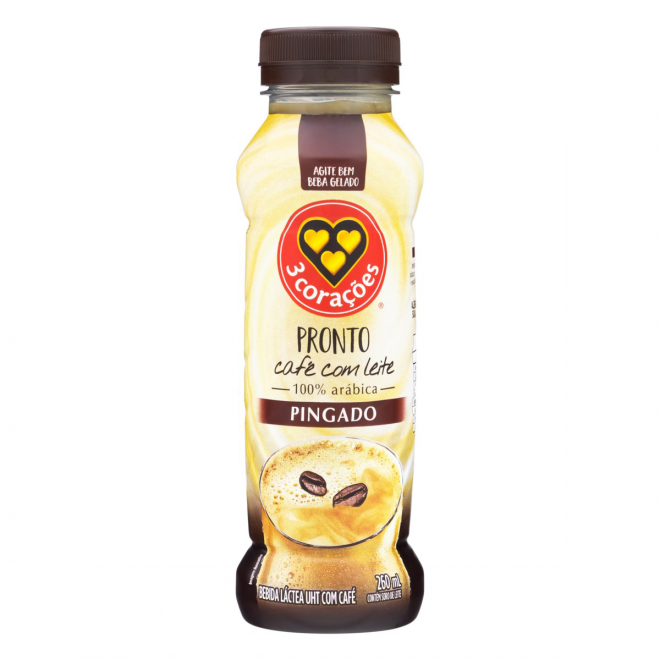 BEBIDA LACTEA CAPPUCCINO 3 CORACOES 260ML PINGADO