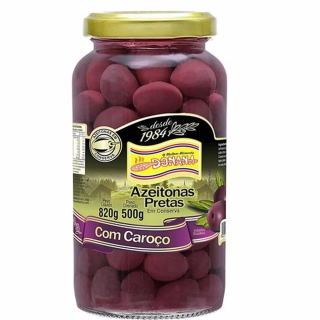 DONANA AZEITONA PRETA 500G C/CAROCO
