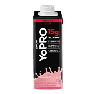 BEBIDA LACTEA DANONE YOPRO 250ML MORANGO