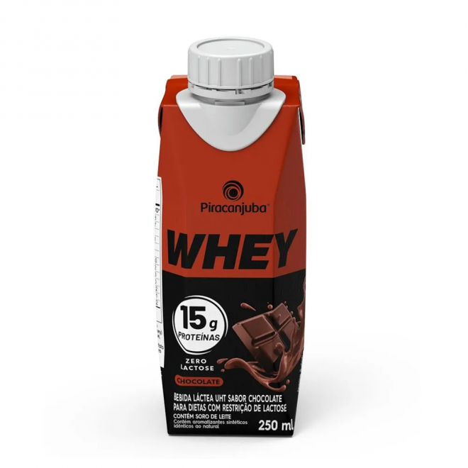 BEBIDA LACTEA PIRACANJUBA WHEY 250ML CHOCOLATE