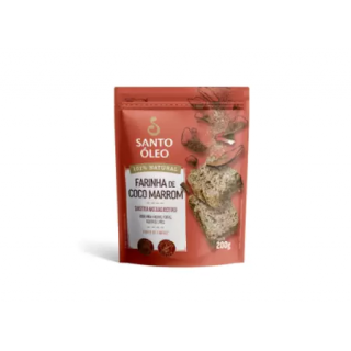 SANTO OLEO FARINHA COCO 200G MARROM