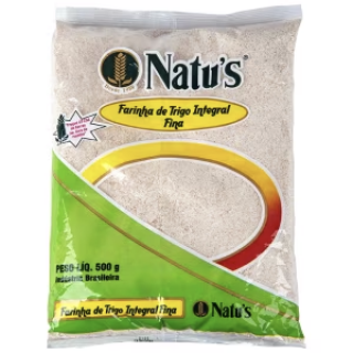 NATUS - FARINHA TRIGO INTEGRAL FINA 500G