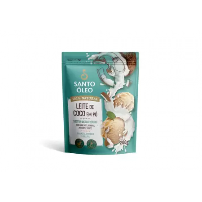 SANTO OLEO LEITE COCO EM PO 200G
