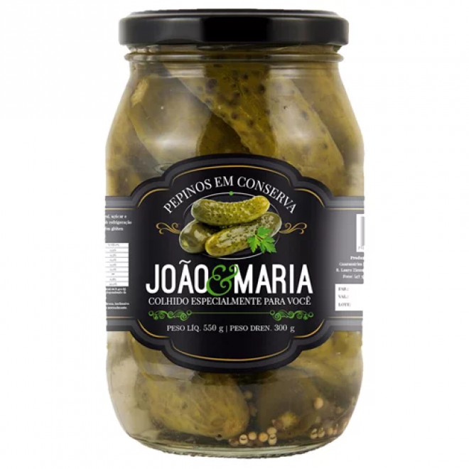 PEPINO CONSERVA JOAO E MARIA 300G