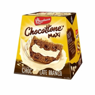 CHOCOTTONE BAUDUCCO MAXI 500G CHOC BRANCO