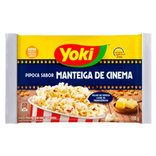YOKI POP CORN 100G MANTEIGA CINEMA