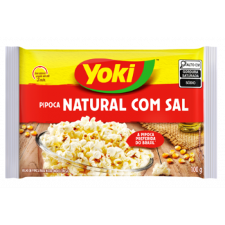 YOKI POP CORN 100G NATURAL C/SAL