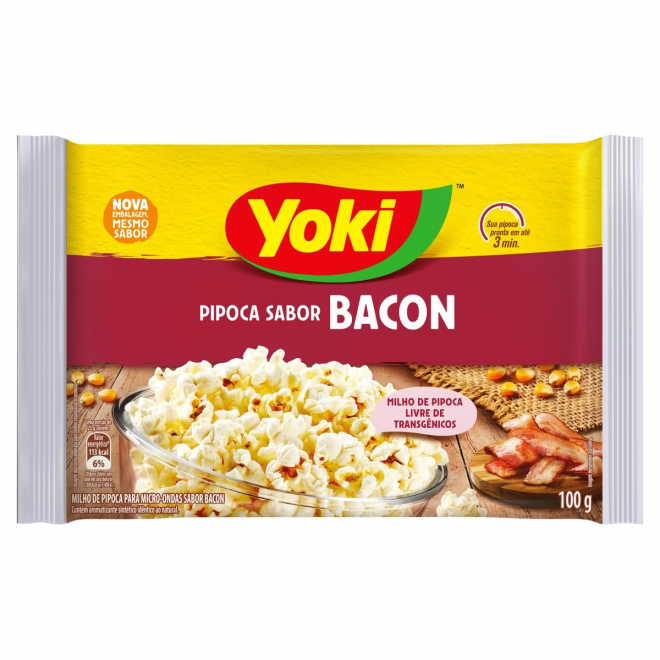 YOKI POP CORN 100G BACON