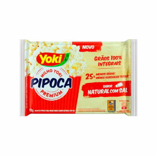 YOKI POPCORN 90G NATURAL C/SAL