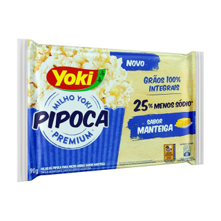 YOKI POPCORN 90G MANTEIGA