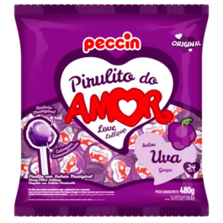 PIRULITO PECCIN 480G UVA AMOR