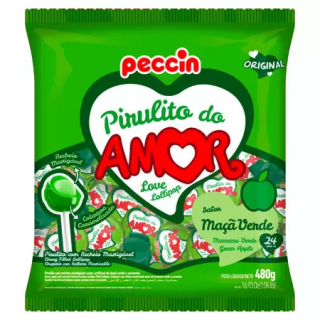 PIRULITO PECCIN 480G MACA VERDE AMOR