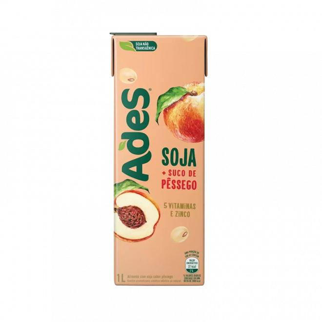 ADES FRUTAS 1LT PESSEGO