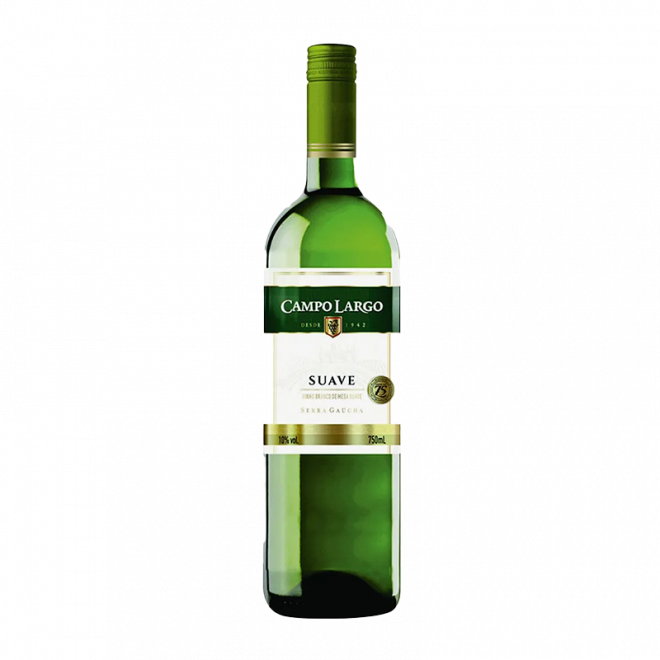 VINHO CAMPO LARGO 750ML BRANCO SUAVE
