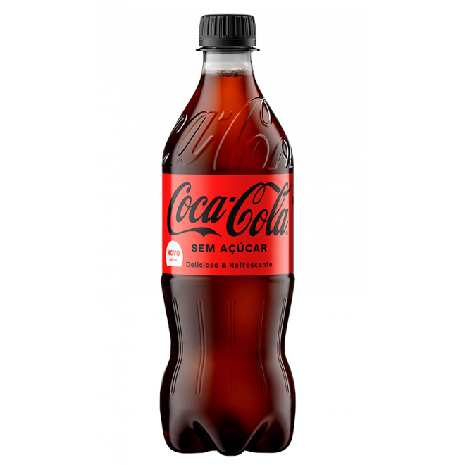 REFRIG COCA COLA 600ML SEM ACUCAR GELADA