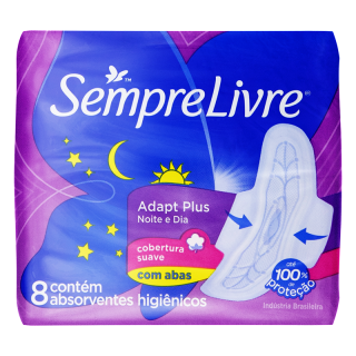 ABS SEMPRE LIVRE NOTURNO C/ABAS SUAVE 8UND
