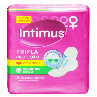 ABS INTIMUS GEL NORMAL 8UN C/ABAS SECA