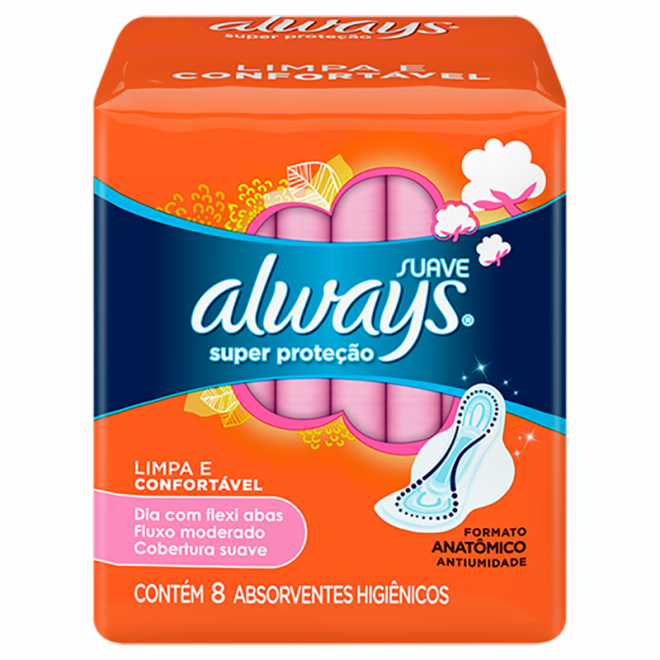 ABS ALWAYS BASICO 8UND C/ABAS SUAVE